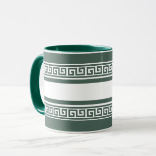Mug Clé grecque verte