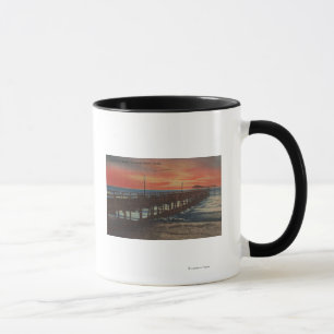 Mug Clearwater, la Floride - vue de coucher du soleil