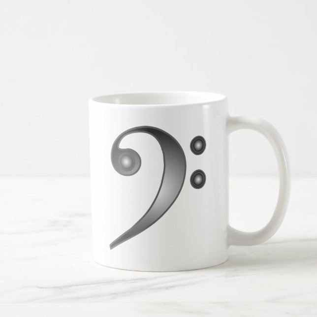 Mug Clef basse métallique (Droite)