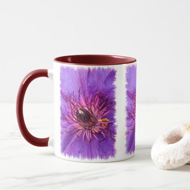 MUG CLEMATIS (Avec donut)