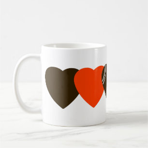 Mug Cleveland Browns Football Coeur Design