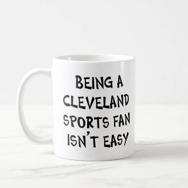 Mug cleveland sports fan, being (Gauche)