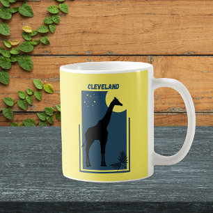 Mug Cleveland Zoo Ohio Vintage Giraffe