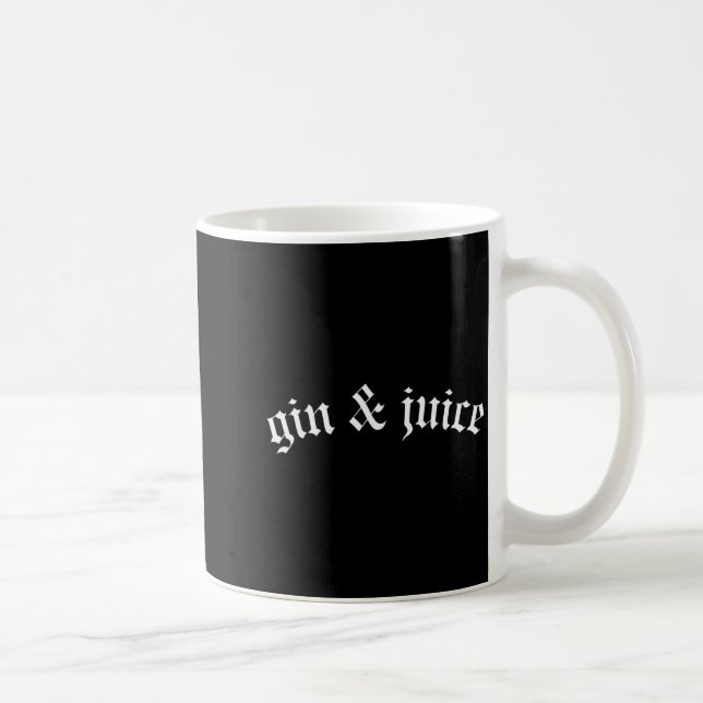 Mug Clic Gothique Fo Shizzle Gin + Juice T-Shirt Gin E (Droite)
