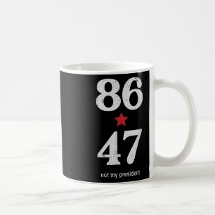 Mug Clic Vintage Style des années 80 86 47 Anti Trump