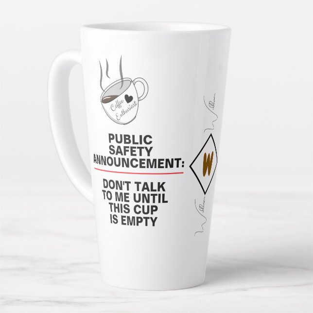 Mug Cliché Café | Mug Blague Café Drôle (Angle gauche)