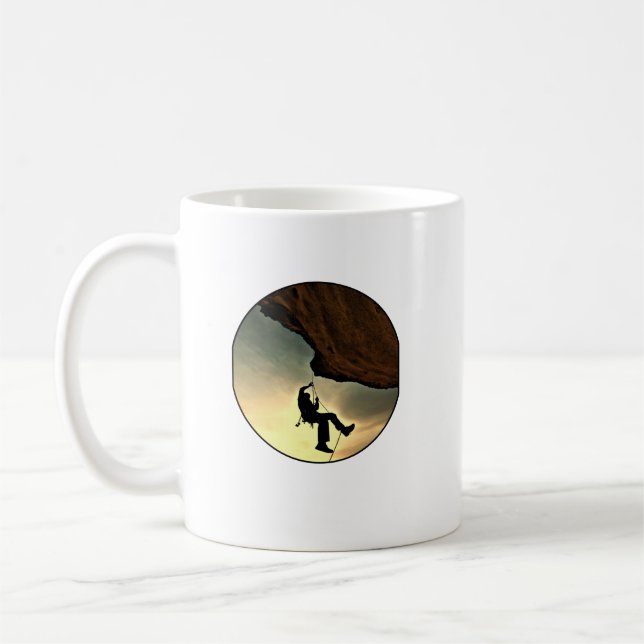 Mug Climbing mountain man (Gauche)
