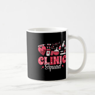 Mug Clinic Squad Stethoscope Leopard Nurse Valentine's