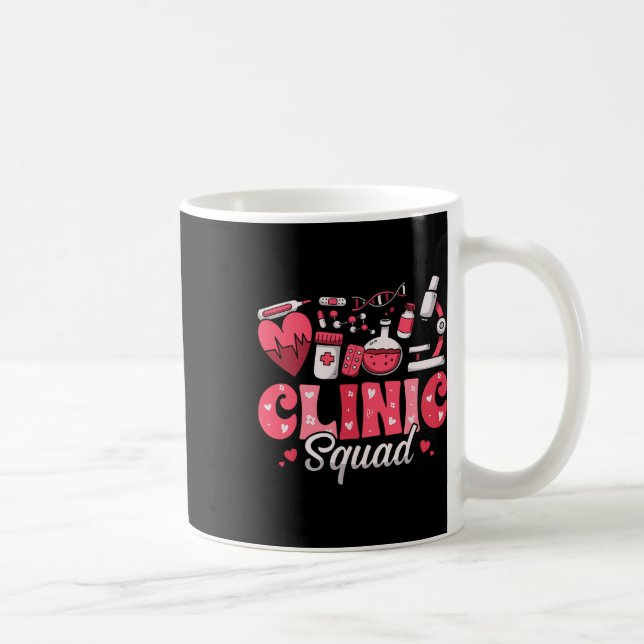 Mug Clinic Squad Stethoscope Leopard Nurse Valentine's (Droite)