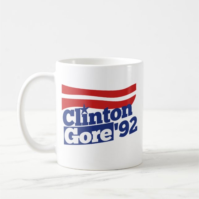 Mug Clinton Gore 92 politique rétro (Gauche)