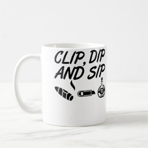Mug Clip Dip Sip Cigare Cigar Cutter Cognac Drôle