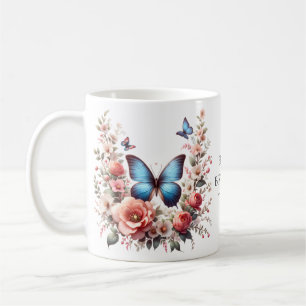 Mug Clipart-96280 de la sublimation du ressort papillo