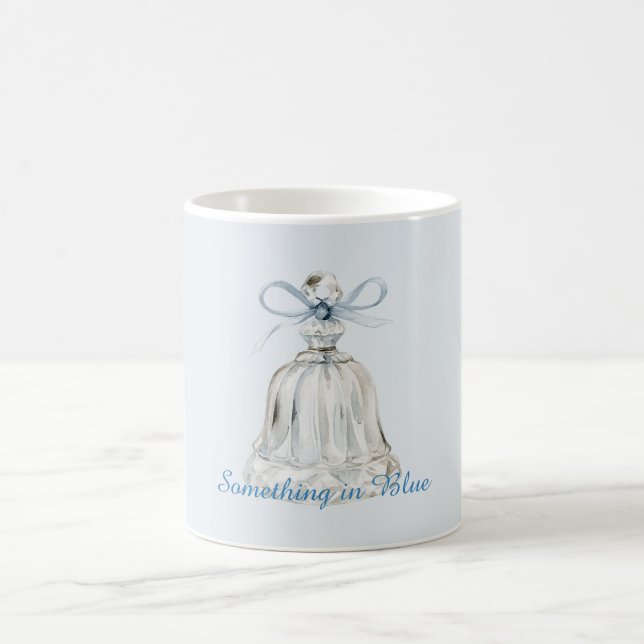 Mug Cloche à Ruban Bleu (Centre)