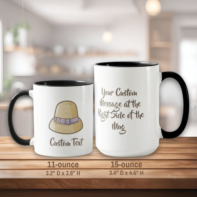 Mug Cloche Casquette Musique beige (Créateur téléchargé)