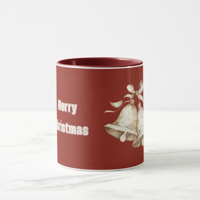 Mug Cloche de Noël crème (Centre)