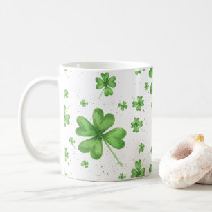 Mug Clocher vert à quatre feuilles