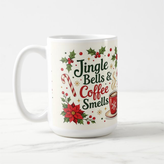Mug Cloches tintantes et odeurs de café  (Gauche)