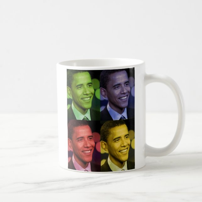 Mug clors, Obama 08 (Droite)
