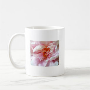 Mug Closeup des pivoines roses pâles