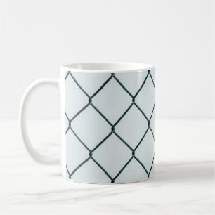 Mug Clôture de chaîne en métal noir