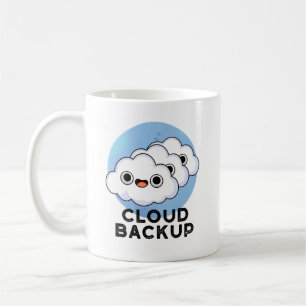 Mug Cloud Backup Funky Computer Météo Pun