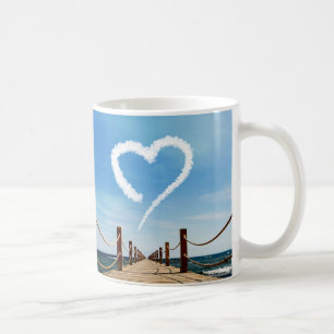 Mug Cloud en forme de coeur sans fin