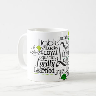 Mug Cloud Word Adjectif commençant par la lettre L
