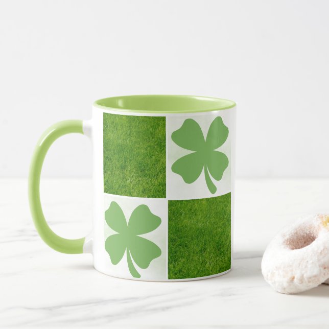 Mug Clover vert (Avec donut)
