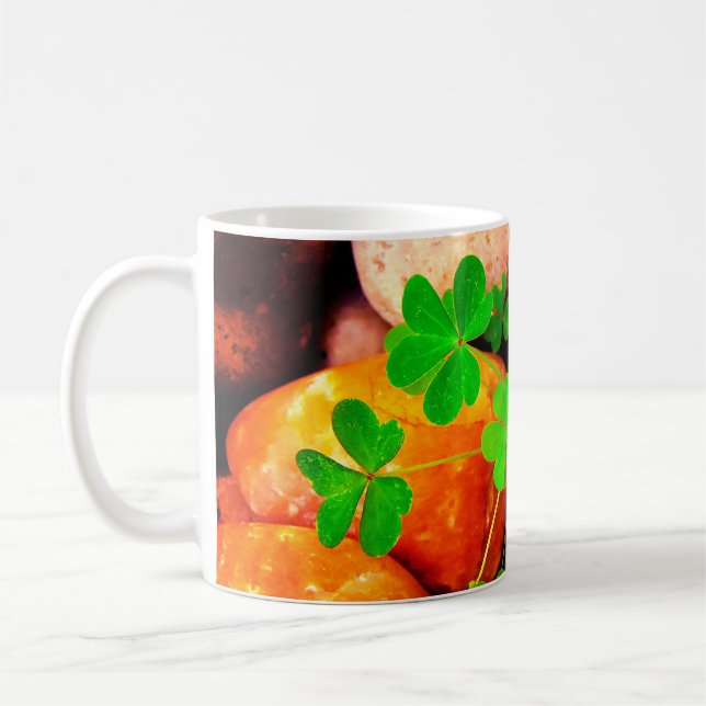 Mug Clovers and Rocks (Gauche)