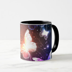 Mug Clowing Night Butterflies