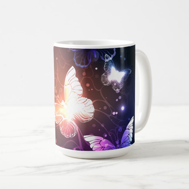 Mug Clowing Night Butterflies (Devant droit)