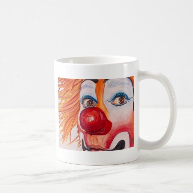 Mug Clown #10 d'aquarelle (Droite)