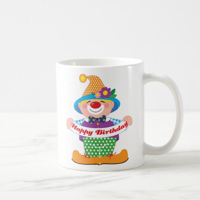 Mug Clown d'anniversaire (Droite)