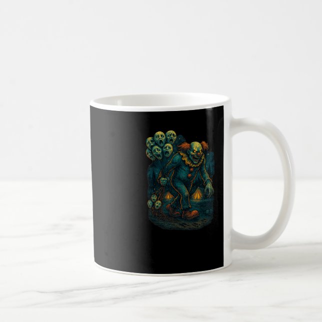 Mug Clown Déplaisant Malin Avec Crier Hauné Lloons Gr (Droite)