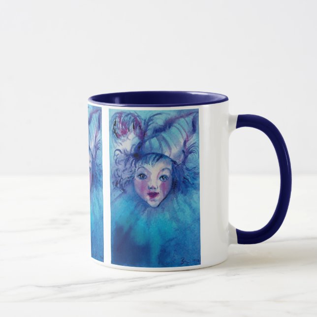 MUG CLOWN EN BLEU (Droite)