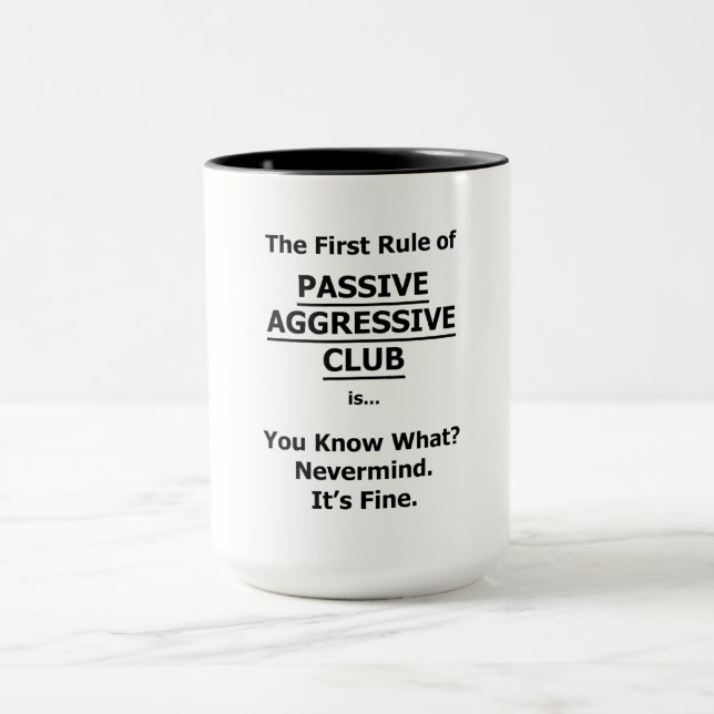 Mug Club Aggressif Passif (Centre)
