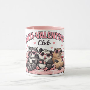 Mug Club Anti-Saint-Valentin Animal - Capybara Opossum