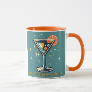 Mug Club Atomic Martini Cocktail Rétro Futuriste