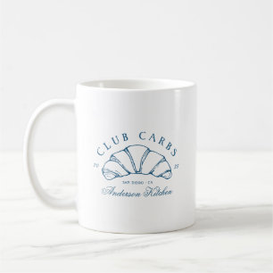 Mug Club Carbs Croissant Cuisine Humour Drôle