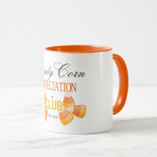 Mug Club d'appréciation des bonbons en forme de maïs