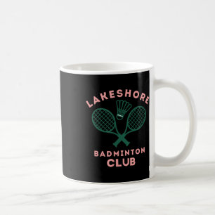 Mug Club de badminton mignon de Lakeshore Preppy Graph