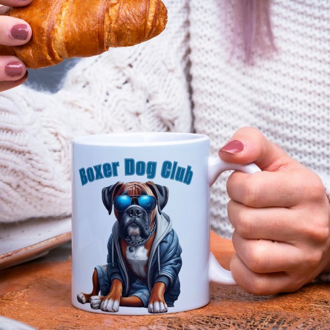 Mug Club de chiens de boxe (Créateur téléchargé)