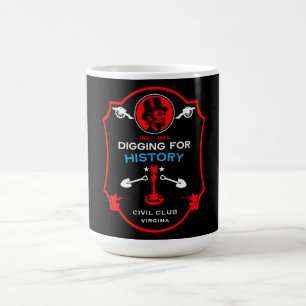 Mug Club de détection de métaux de la guerre civile am