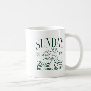 Mug Club de dimanche Footbyll Football Soccer Amis de