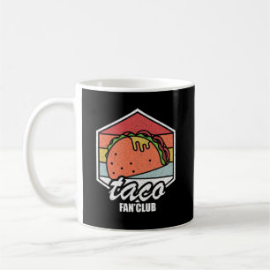 Mug club de fans de tacos tacos rétro nourriture mexic