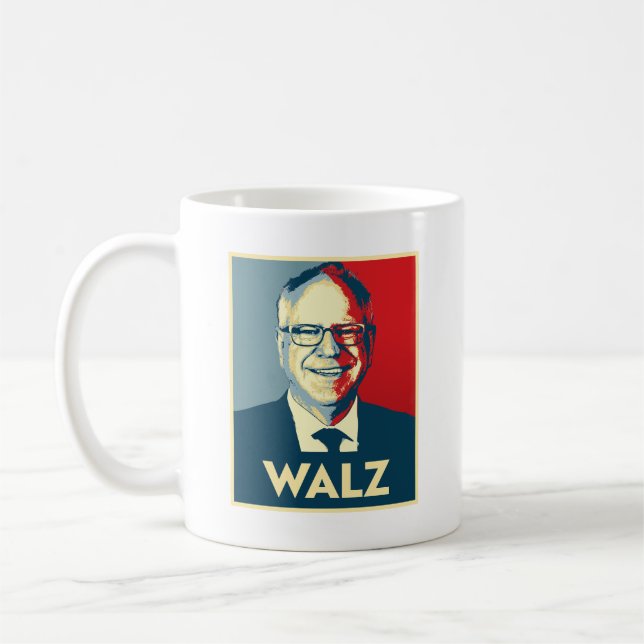Mug Club de fans Tim Walz (Gauche)