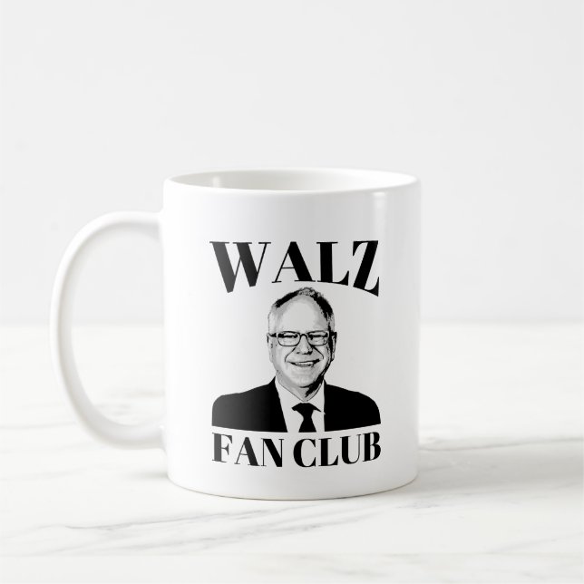 Mug Club de fans Tim Walz (Gauche)