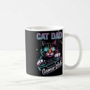 Mug Club de jeux vidéo Papa chat Gamer Jeux Cat Player