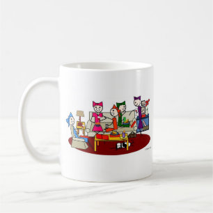 Mug Club de lecture de dames - lumière