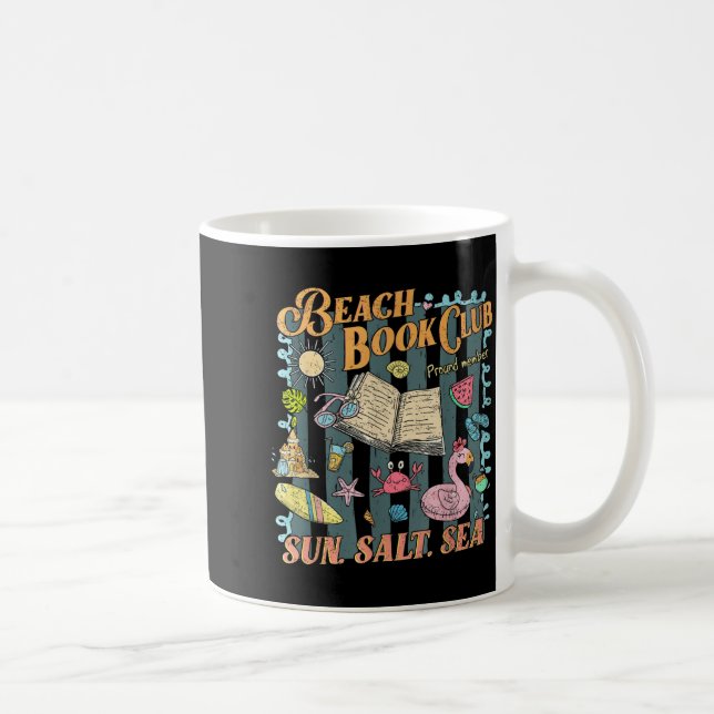 Mug Club de lecture de plage soleil sel mer lecteur bi (Droite)